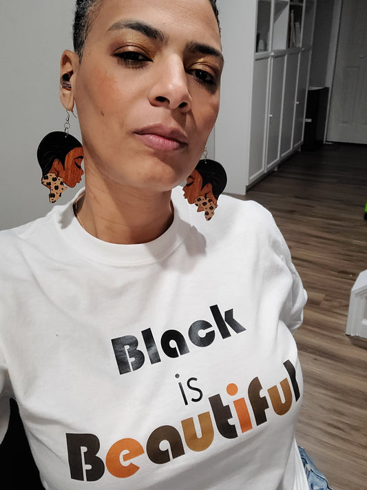 Black is Beautiful long sleeve t-shirt