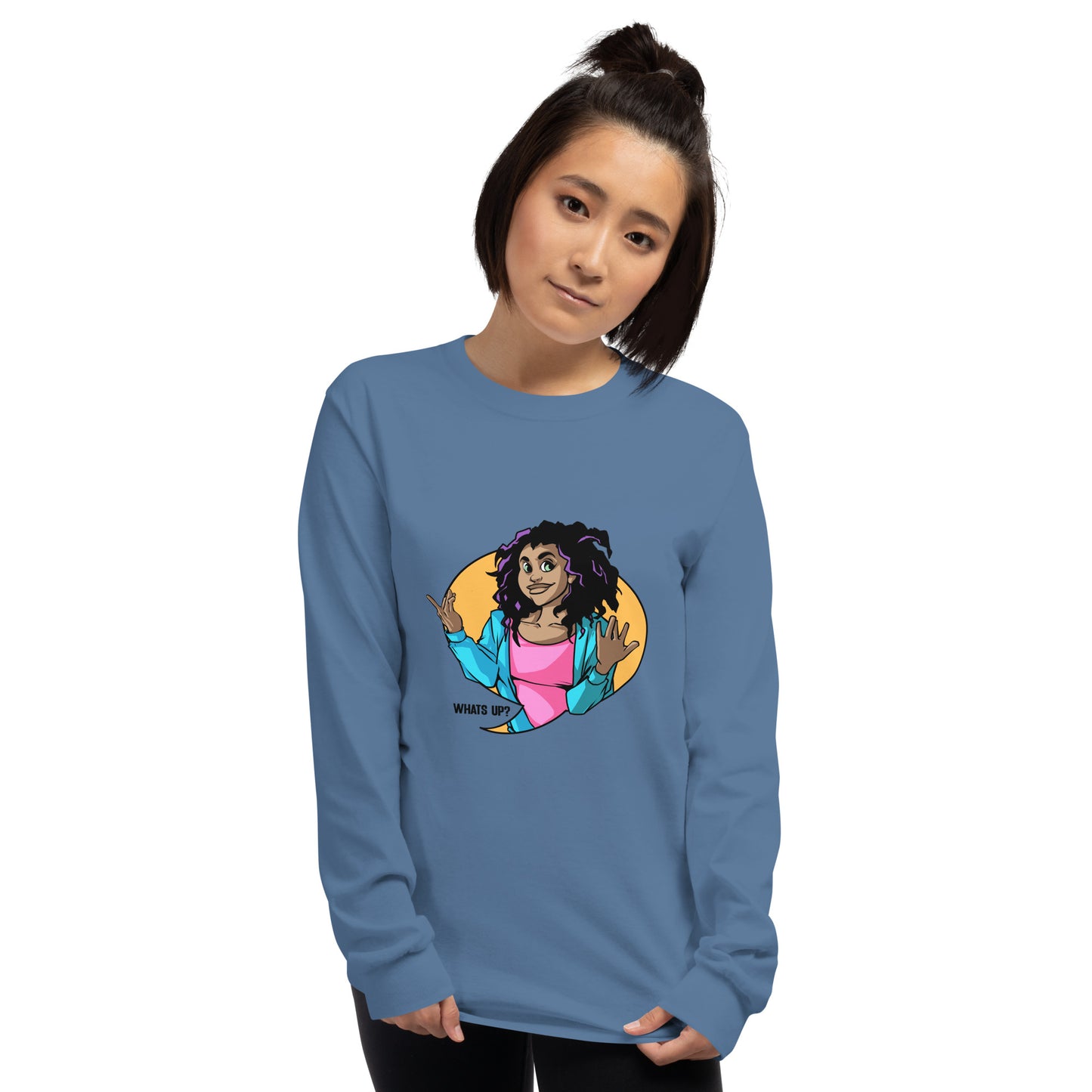 What's up Diva Adult Long Sleeve Shirt