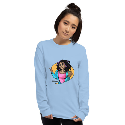 What's up Diva Adult Long Sleeve Shirt