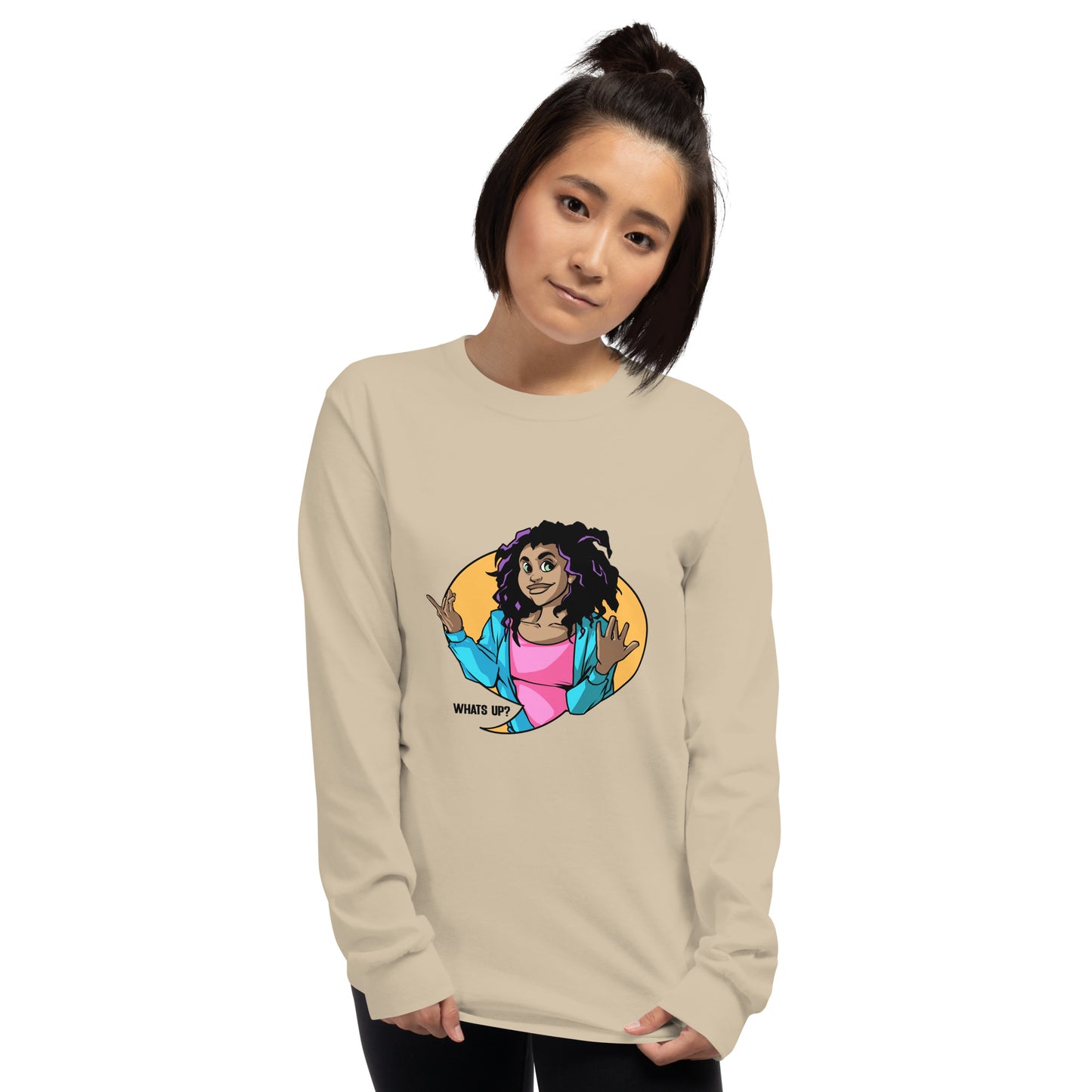 What's up Diva Adult Long Sleeve Shirt