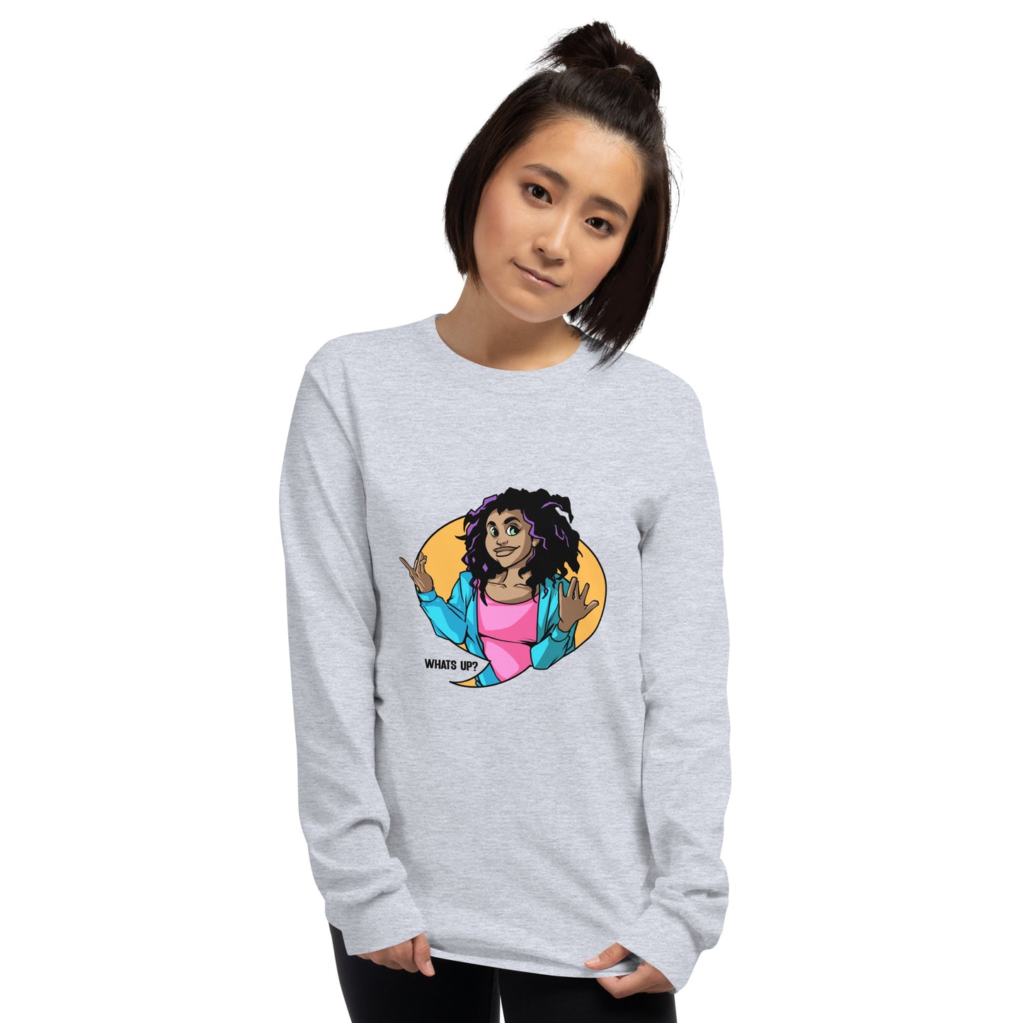 What's up Diva Adult Long Sleeve Shirt