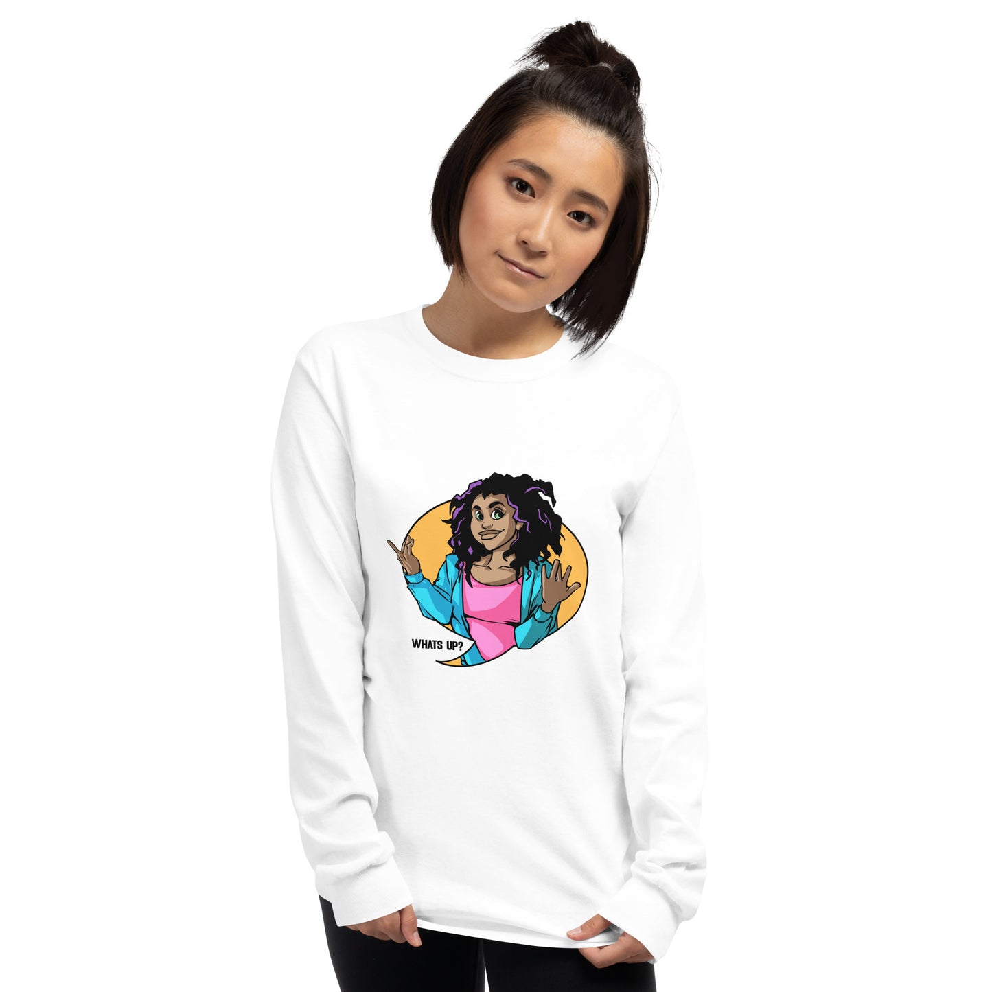 What's up Diva Adult Long Sleeve Shirt