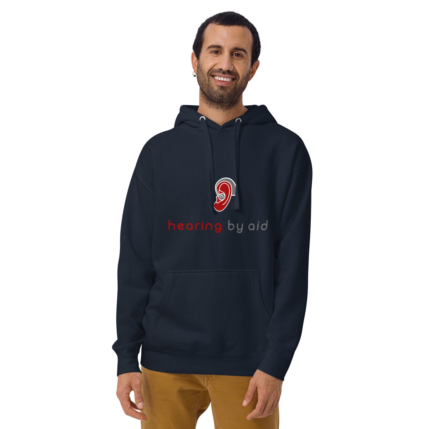 Hearing By Aid Adult Hoodie