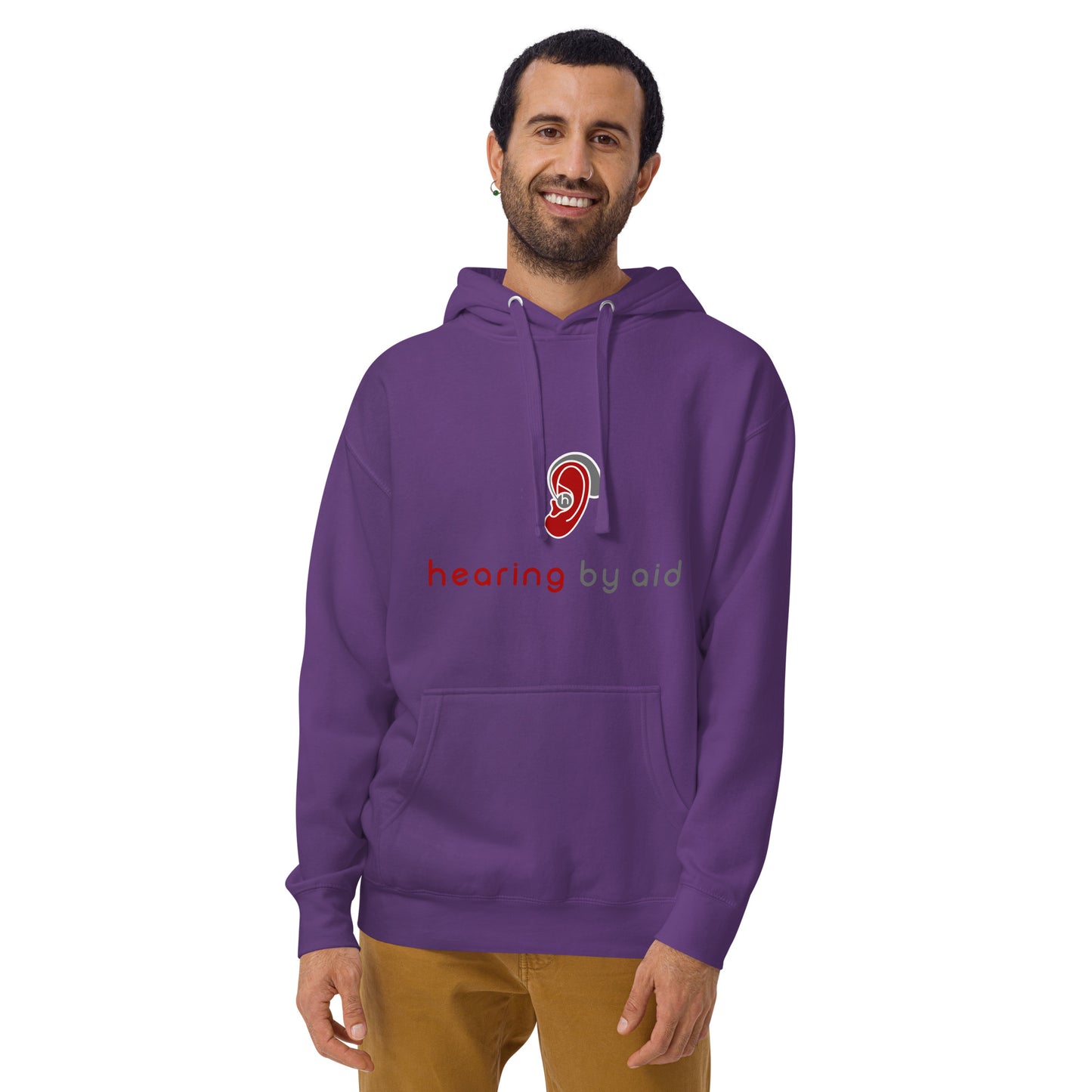 Hearing By Aid Adult Hoodie