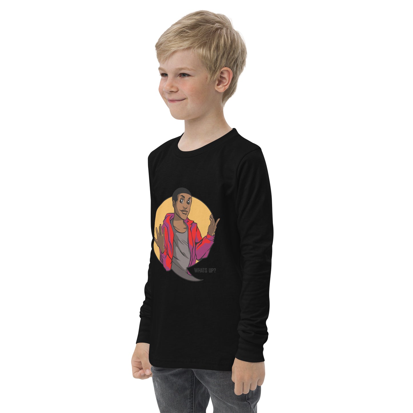 What's up Youth long sleeve tee