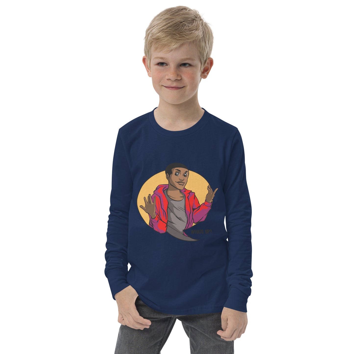 What's up Youth long sleeve tee