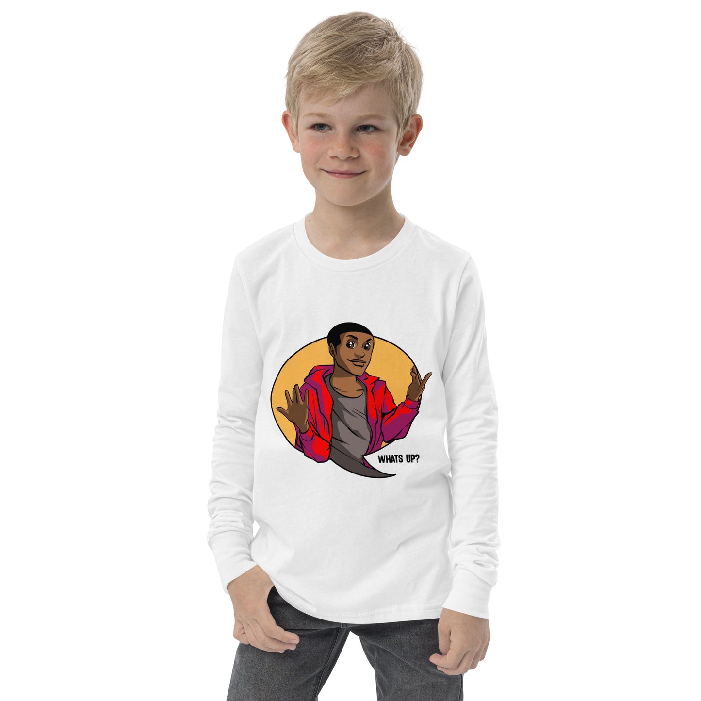 What's up Youth long sleeve tee