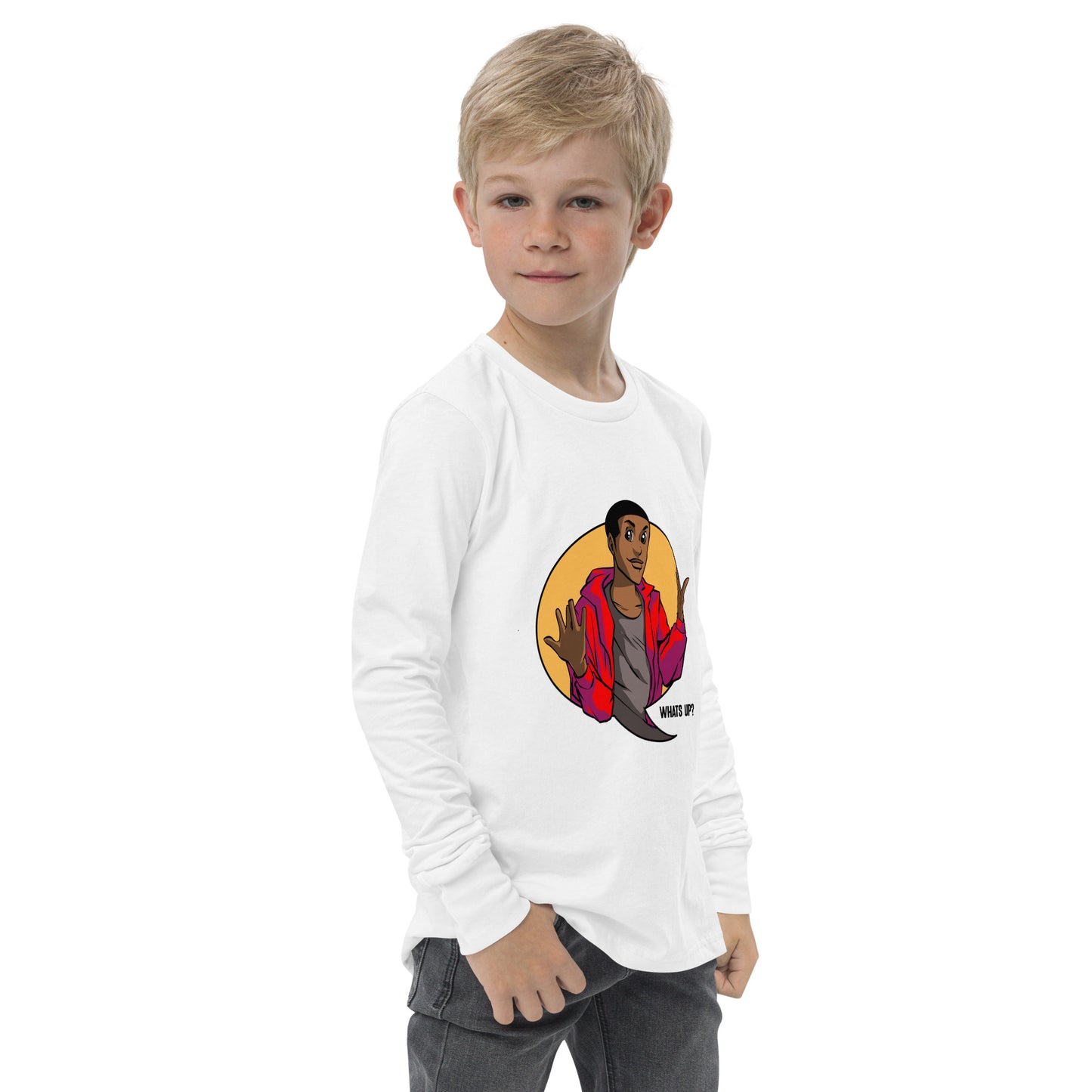 What's up Youth long sleeve tee